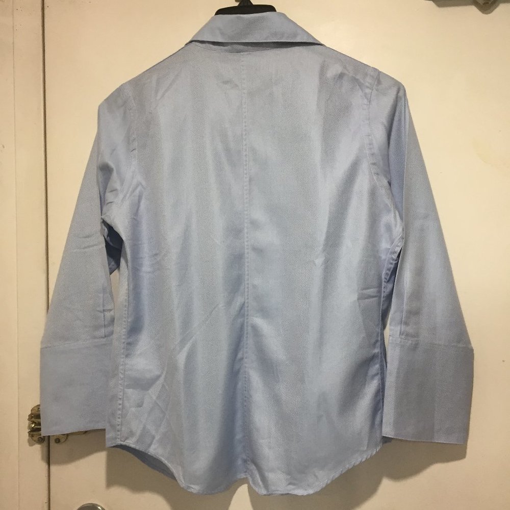 VINTAGE PINK TARTAN BLOUSES SIZE 12 - Picture 5 of 8